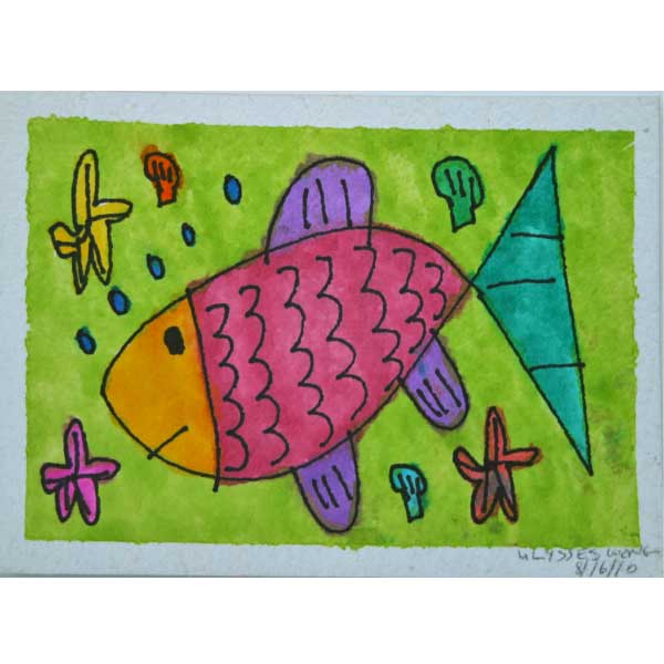 Colorful Fish Painting 