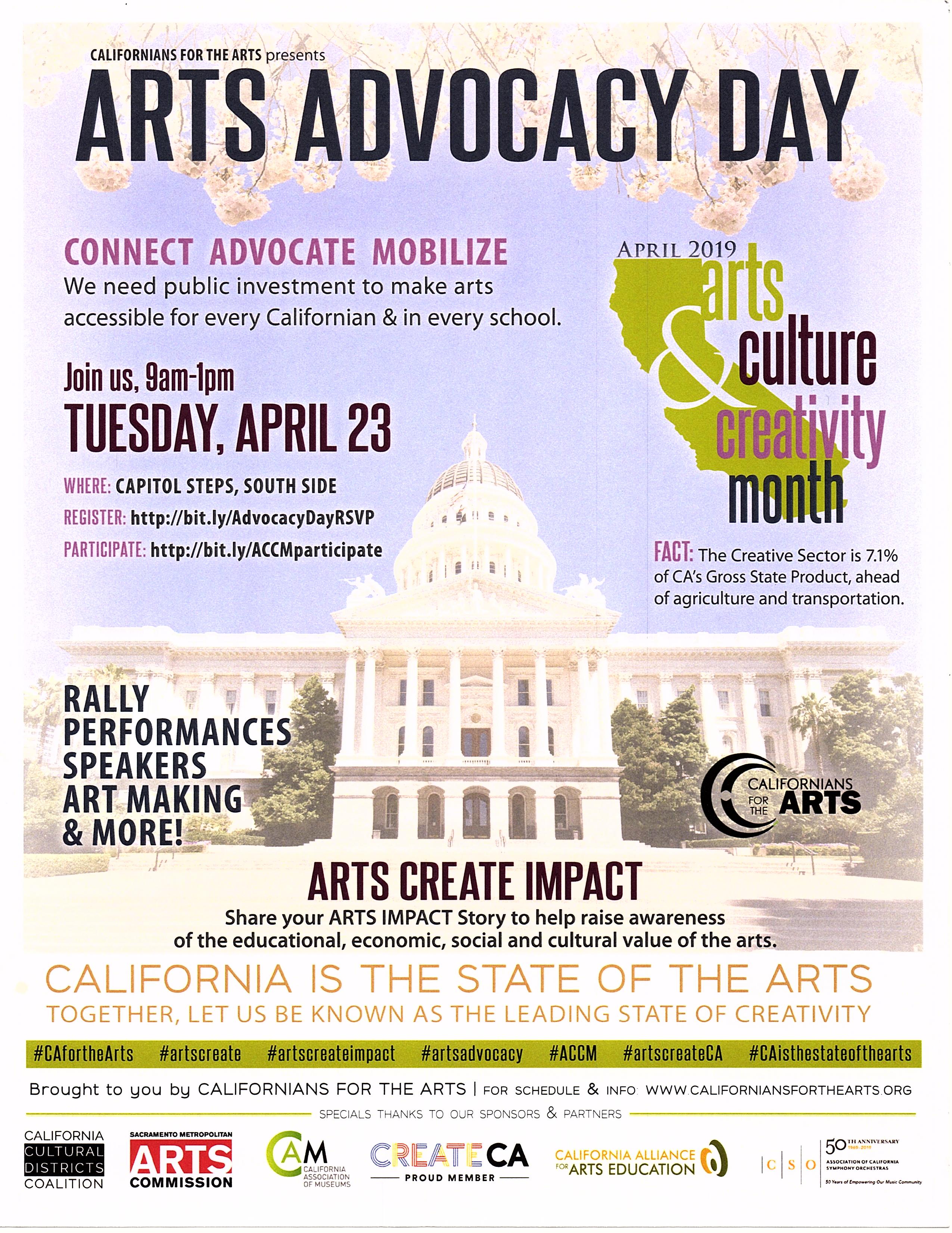 Arts Advocacy Flyer 2019