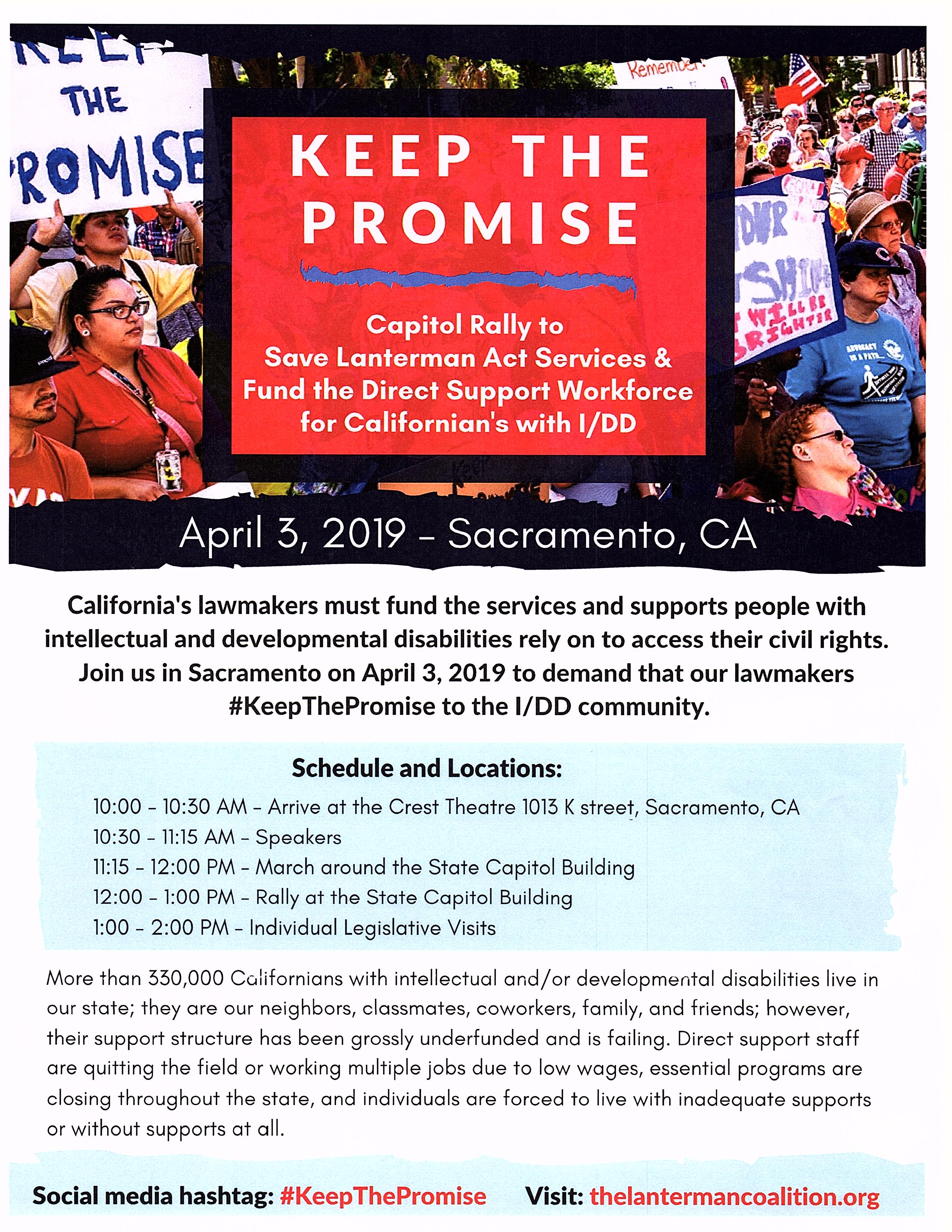 Keep the Promise Rally 2019