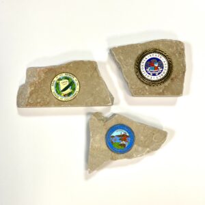 Historical Marble Artifact with Assembly Seal