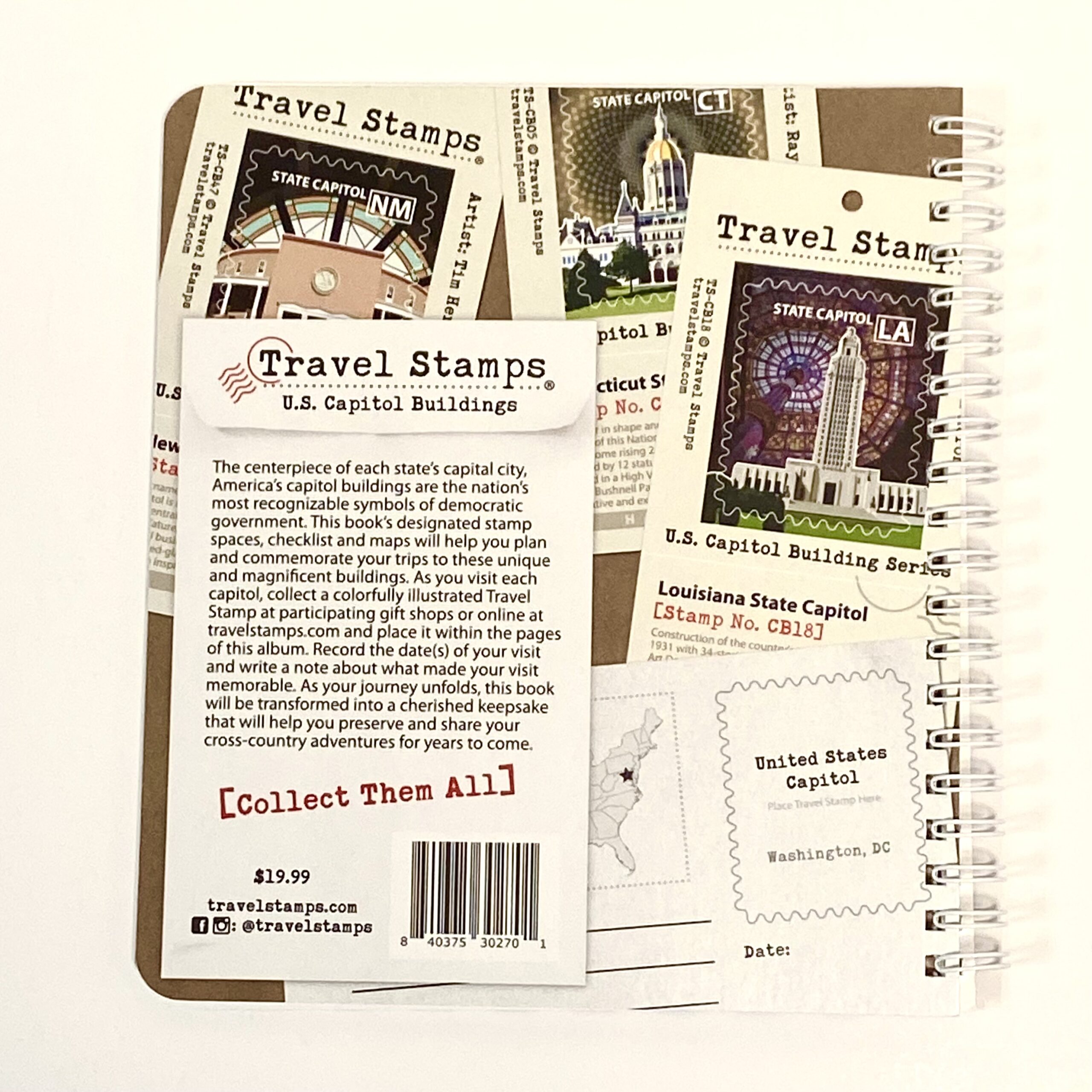 Capitol Buildings Travel Stamp Book - Image 2