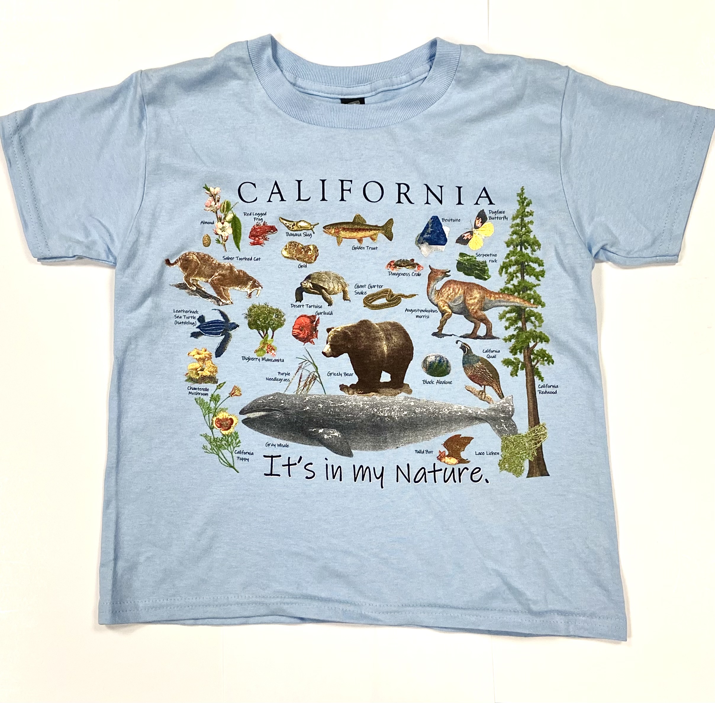 California in My Nature Youth Tee